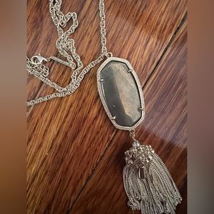 Kendra Scott gold pyrite rayne necklace